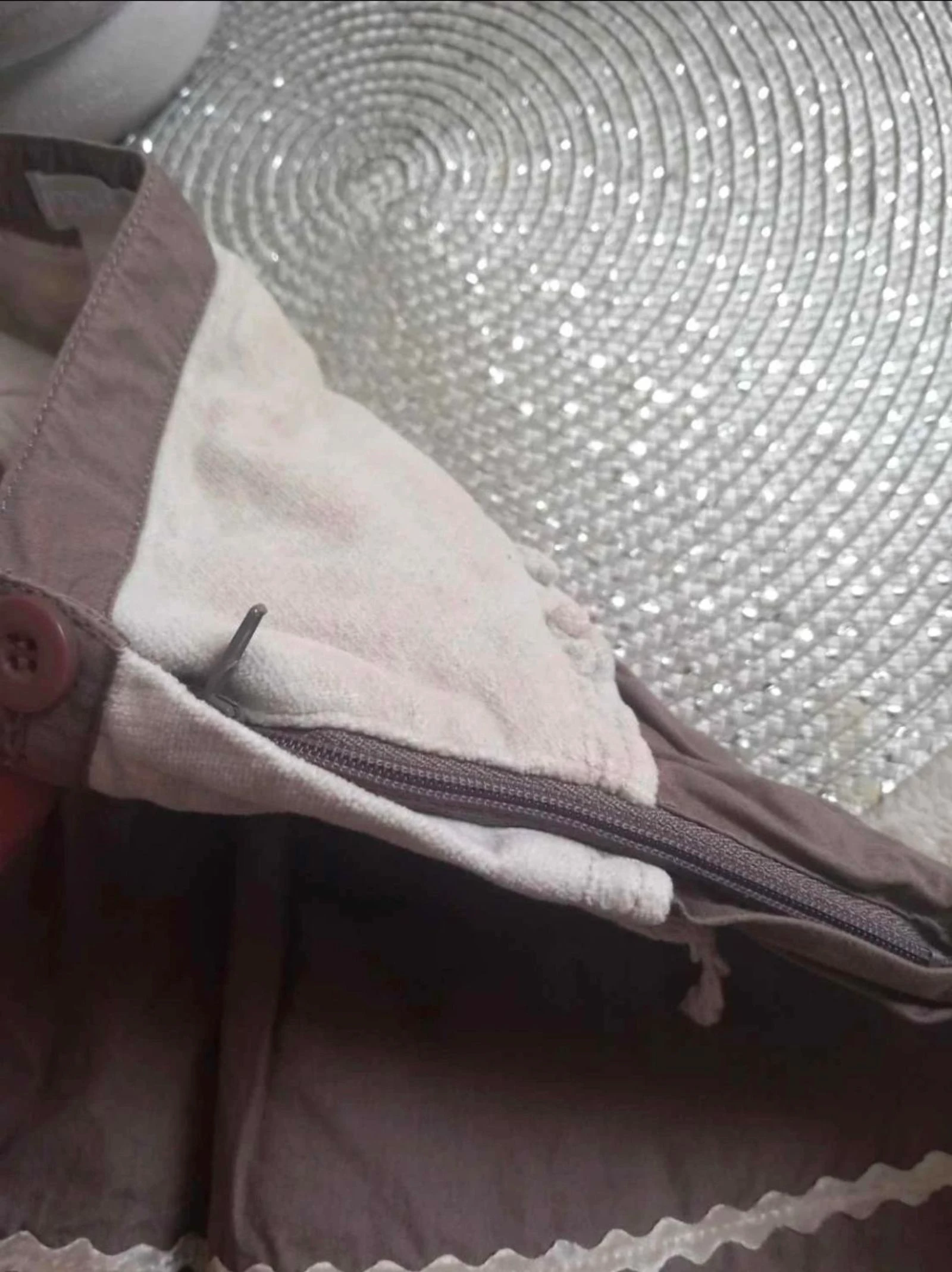 Girls' Jodhpur skirt brown and beige 24 months – photo 4